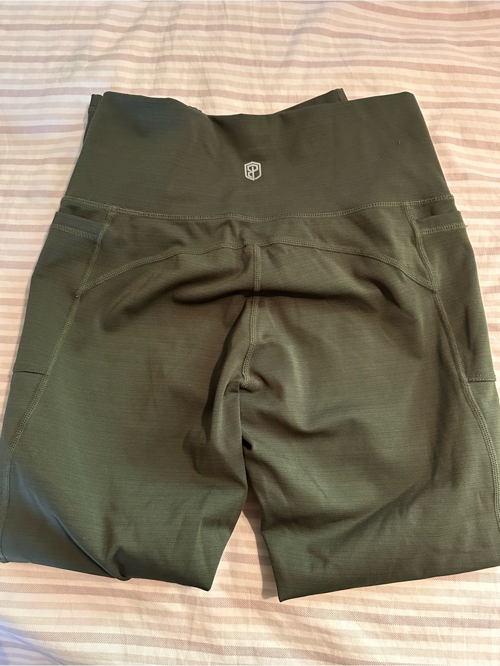 Born Primitive High-Waist Olive Green Athletic Leggings